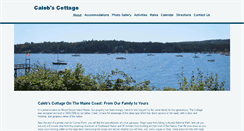Desktop Screenshot of calebscottage.com
